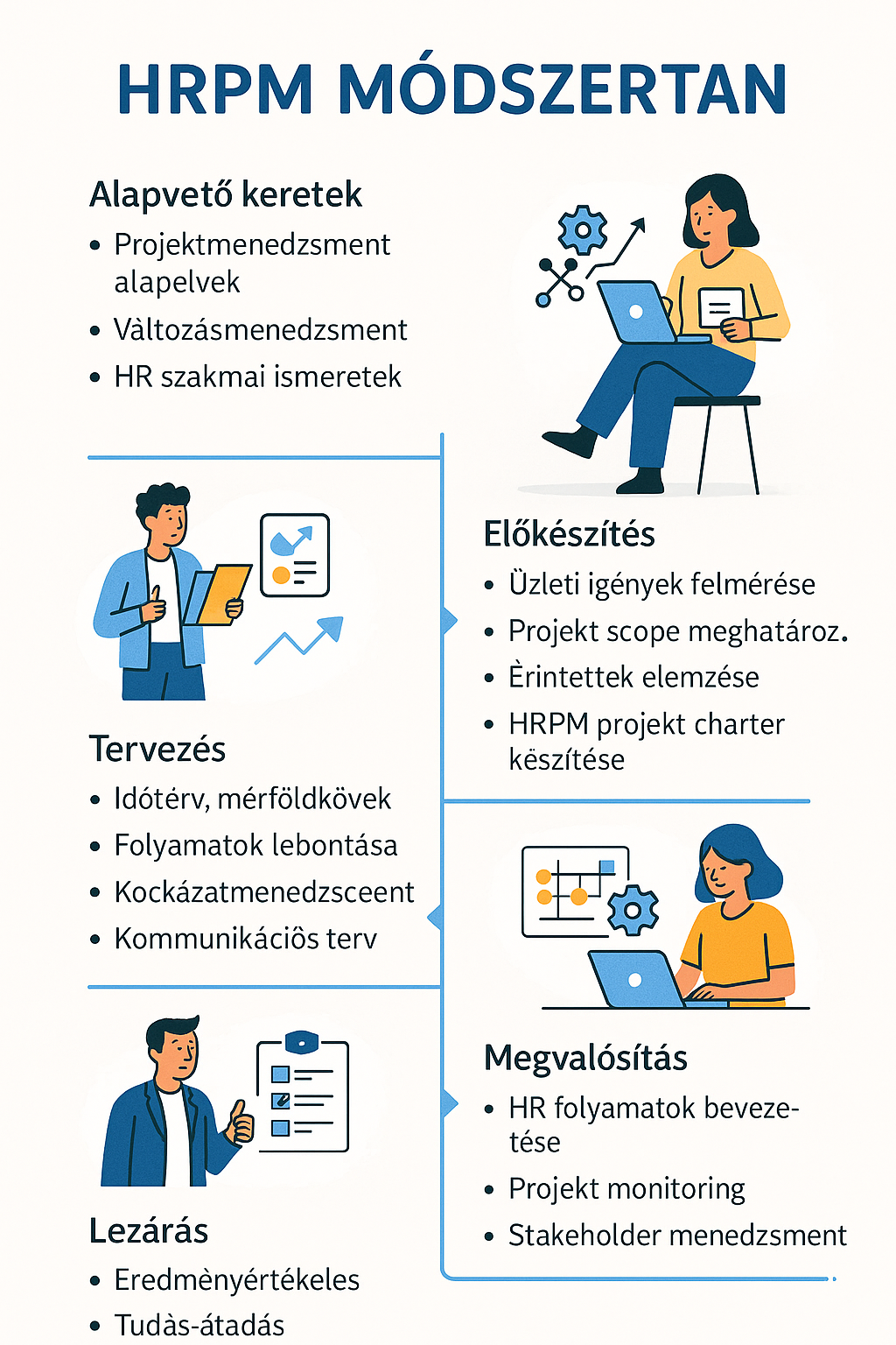 HRPM módszertani folyamatábra